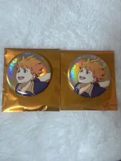 日向翔陽 缶バッジ 2個セット