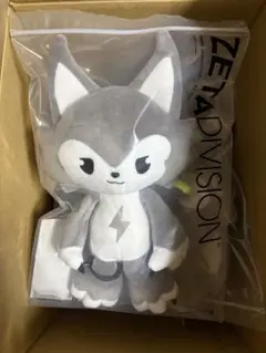 ZETADIVISION 灰色のぬいぐるみ 約30cm
