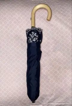 【LANVIN COLLECTION】刺繍入り折りたたみ傘