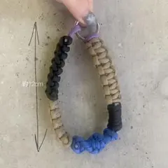 no1 携帯アクセサリー　ストラップ　パラコード スマホショルダー
