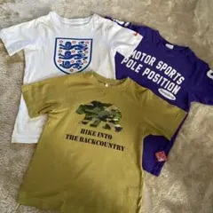 NIKE ナイキ　140 Tシャツ　３点セット　H&M スパンコール　男の子