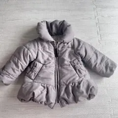 ブリーズ　ベビー　キッズ　ダウン　フード無し　グレー　80 アウター