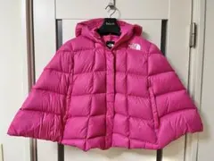 ザノースフェイス　ポンチョ　キッズダウン　ダウン　ピンク　130