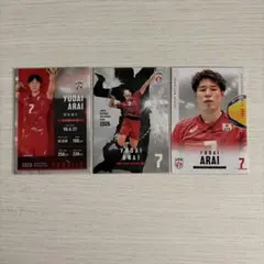 新井雄大 バレーボール 男子日本代表 2026 トレカ 3枚セット