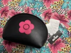 MARY QUANT ポーチ　黒✖️ピンク