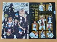 ONE PIECE FILMGOLD クリアファイル2枚セット