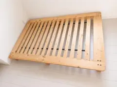 ベッドフレームのみ ダブル ソーノ カペラプラス すのこ - メルカリ