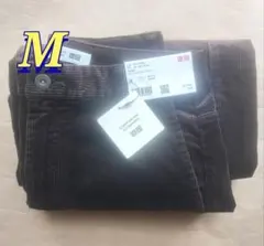 ユニクロ コーデュロイカーブパンツ コトニエ ダークブラウン M丈標準