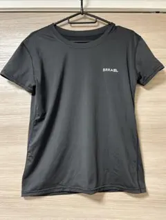 【送料込】スポーツウェア レディース ヨガウェア 半袖(L)ブラック 黒