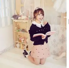 デニム ひざ丈スカート