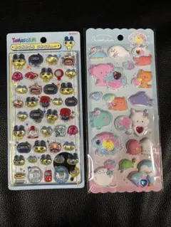 【国内正規品】ボンボンドロップシール　たまごっち　まめっち　＋　ぷくぷくシール