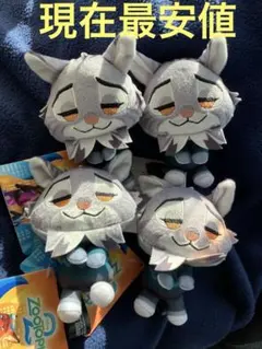 ズートピア2 ＆youマスコットVol.2 ぬいぐるみ パウバート　４体