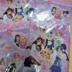 アイカツ！ 3ポケットクリアファイル　４枚