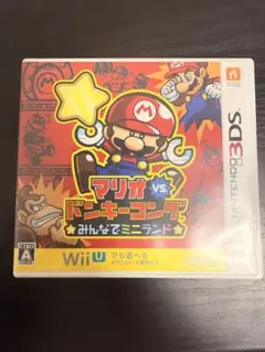 マリオ vs ドンキーコング 3DSソフト ケース・説明書付き 美品