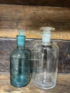 戦前 骨董 吹きガラス レトロ瓶 みかん水 あるいは 清酒瓶 - メルカリ