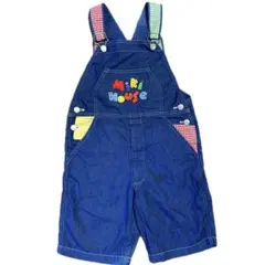 【美品】ミキハウス　miki HOUSE オーバーオール　子供服　130センチ