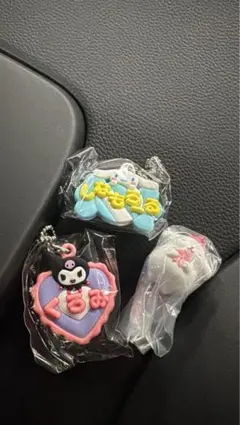 サンリオキャラクターズ ワントーンマスコット 桜&おなまえホルダー3点セット