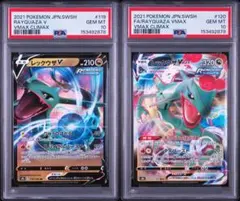 PSA10】連番レックウザvレックウザvmax 015/030 016/030 - メルカリ