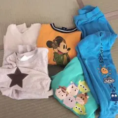 140　男児　セット　トレーナー4枚　長ズボン1枚セット　Ｈ&Мなど