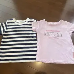 ボーダーTシャツすみっコぐらしTシャツ2枚セット 120