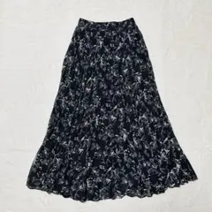 スナイデル 花柄プリーツスカート ロング丈 シフォン 上品　サイズ0