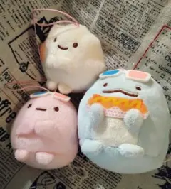 すみっコぐらし　映画館　マスコット　ぬいぐるみ　3個セット