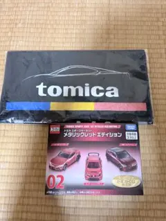 トミカくじ　スポーツカーセット　メタリックレッドエディション 02 タオルのサムネイル