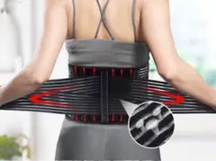 サポートベルト 腰サポーター コルセット 腰痛 腰負担軽減 XLサイズ