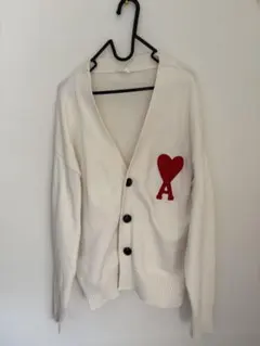 AMI PARIS アミパリ　カーディガン　ホワイトLLのサムネイル