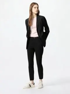 【未使用】UNIQLOウルトラストレッチハイライズクロップドレギンス　３XL 黒