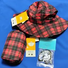 キッズ　レインポンチョ＆レインハット＆ストラップ