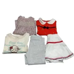 ベビー服まとめ売り　女の子5点セット　80〜100cm