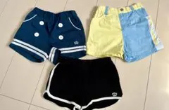 BABYDOLLショートパンツ3点セット