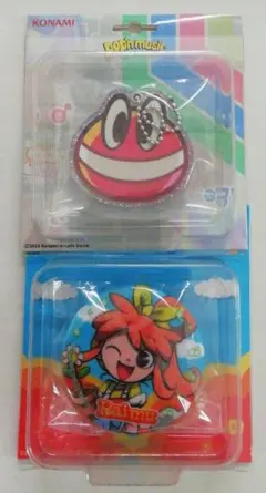 KONAMI ポップンミュージック ダイカットミラー・缶バッチのサムネイル