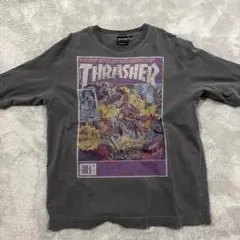 THRASHER MAGAZINE Pushead ブラック Tシャツ XL - メルカリ