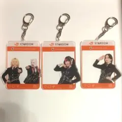 推し旅　STARDOM　アクリルキーホルダー 　全３種セットのサムネイル