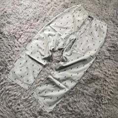 POLO RALPH LAUREN 総柄パジャマパンツ Mサイズ ライトグレー