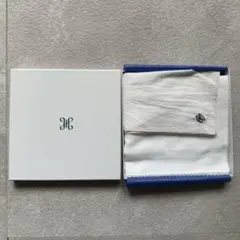 H TOKYO イニシャル刺繍入り綿100%ハンカチ 2枚セット