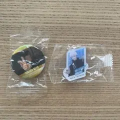呪術廻戦 くら寿司 ビッくらポン 缶バッジ アクリルステッカー 五条悟 夏油傑のサムネイル