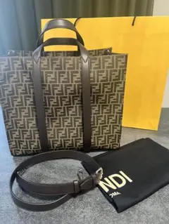 FFジャカードファブリック バッグ　FENDI