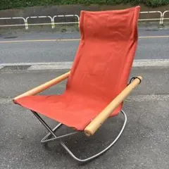 ニーチェア オットマン ニーファニチア Nychair キャメル色 オールド