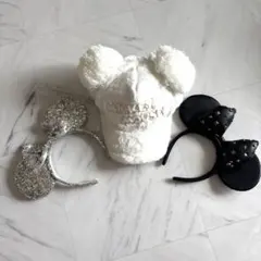 ディズニー カチューシャ キャップ 3点セット
