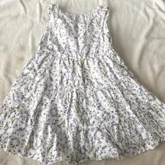 juo 花柄 ノースリーブワンピース 110cm