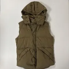 【美品】LANTIKI　乱痴気　ダウンベスト　オリーブグリーン　日本製　メンズ