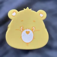 ケアベア クマ型シリコンポーチ イエロー