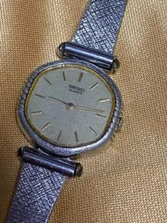 【電池交換済】SEIKO クォーツ レディース腕時計 2320-6190