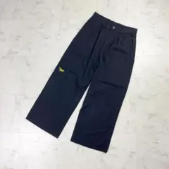 ヤンガーソング キリカエチノズ ワイドチノパンツ ブラック サイズS*KD918