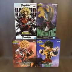 僕のヒーローアカデミア　フィギュア　4体セット 爆豪勝己/緑谷出久