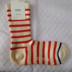 rasox ラソックス M24〜26cm ストライプ 靴下 メンズ レディース