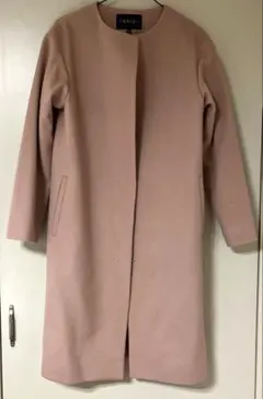 INDIVI ピンク ロングコート 日本製 春